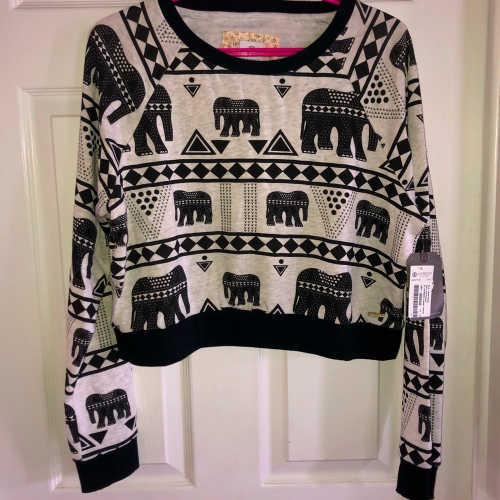 Element crop top long sleeve